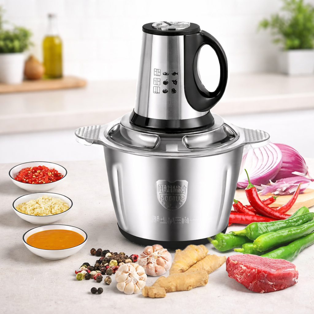 Picador Elétrico 3L Casa Vibe Decor – Processador de Alimentos